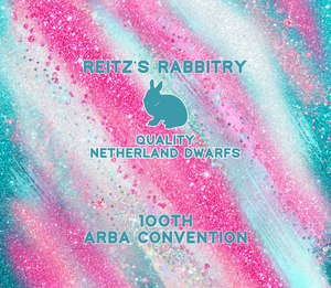 Reitz's Rabbitry Tumbler Sublimation Transfer
